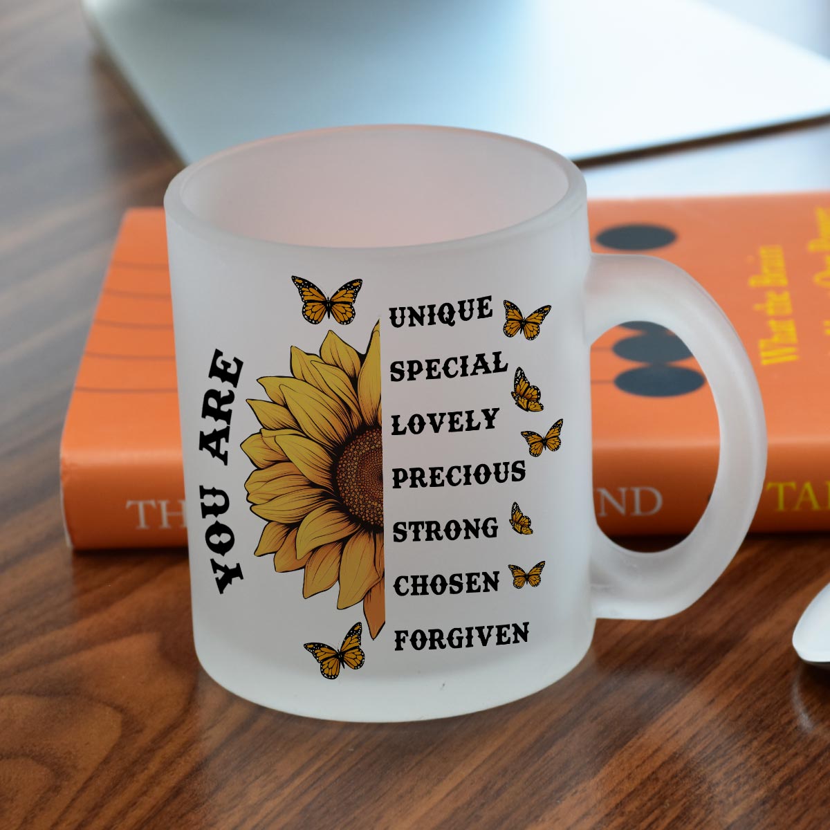 Positive Vibes Frosted Coffee Mug