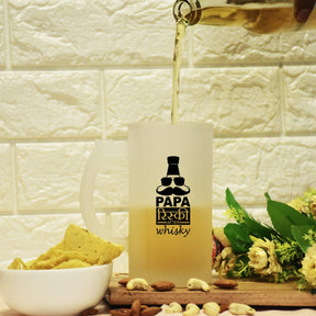 Papa Risky After Whisky Beer Mug Gift For Dad