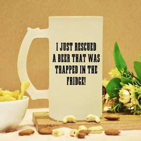 I Just Rescued A Beer That Was Trapped In The Fridge Beer Mug