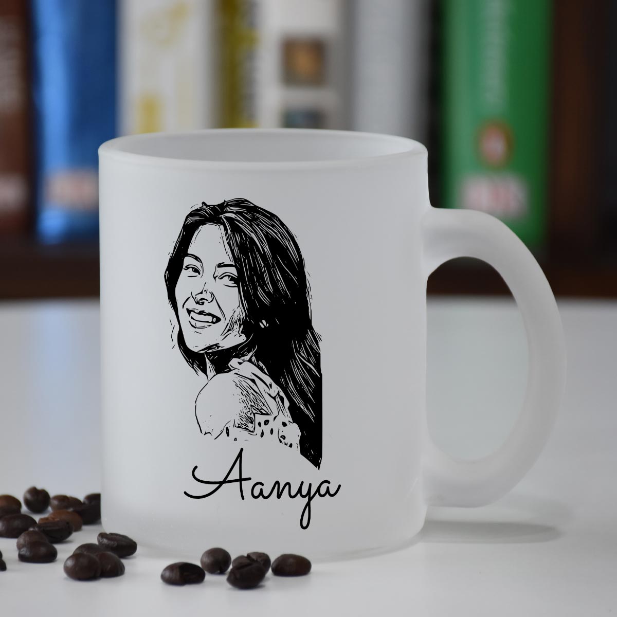 Personalised Photo Frosted Coffee Mug