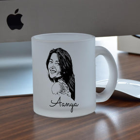 Personalised Photo Frosted Coffee Mug