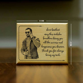 Customized Engraved Wooden Photo Frame for Brother-3