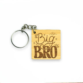 Engraved Wooden Keychain Gift for Big Brother