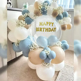 Blue Happy Birthday Balloon Bouquet