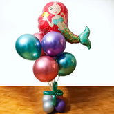 Mermaid Theme Birthday Balloon Bouquet