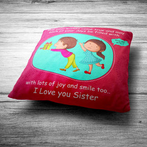 I Love You Sister Cushion