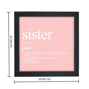 Sister - A Noun Frame