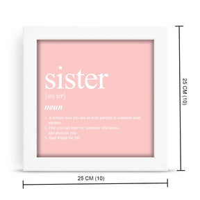 Sister - A Noun Frame