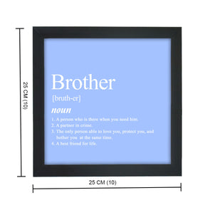 Brother - A Noun Frame