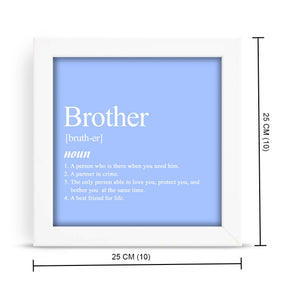 Brother - A Noun Frame