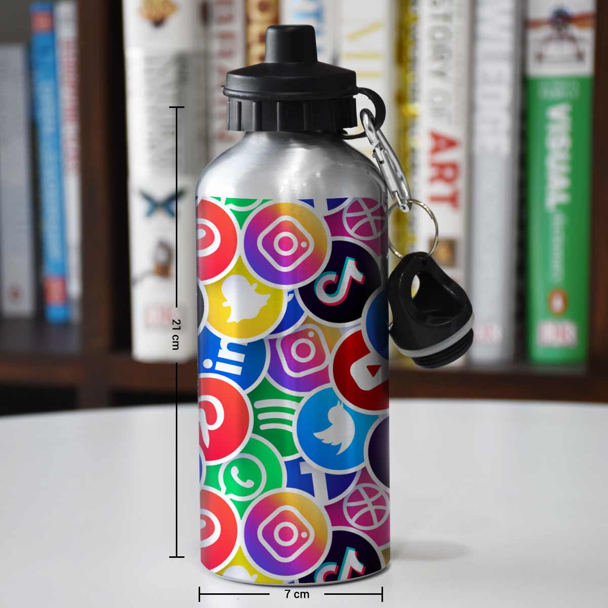 Social Media Addict Sipper Bottle