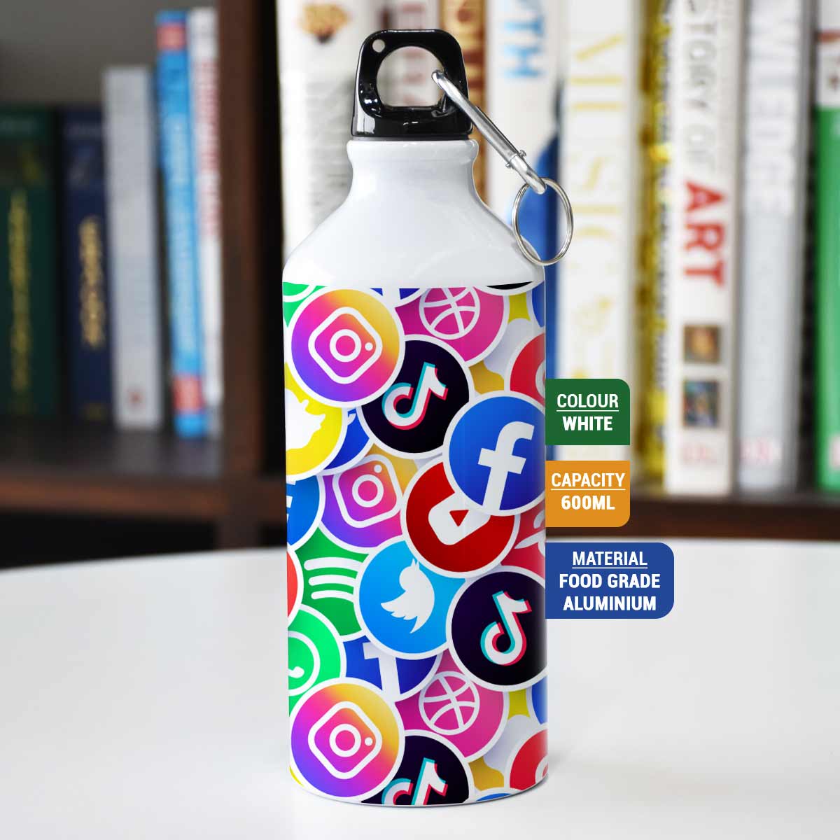 Social Media Addict Sipper Bottle