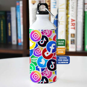 Social Media Addict Sipper Bottle