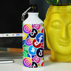 Social Media Addict Sipper Bottle