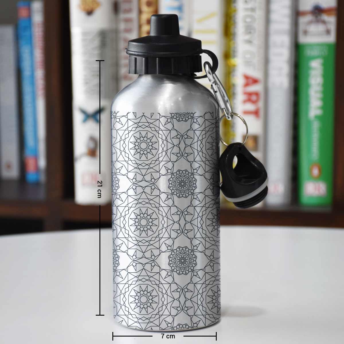 Mandala Art Sipper Bottle