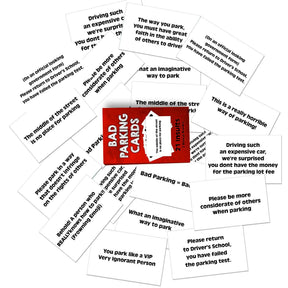 Bad Parking Cards – 21 Hilarious Insults for Terrible Parkers
