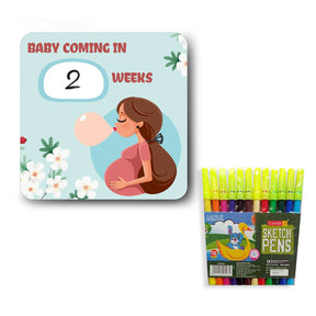 Baby Coming Soon Fridge Magnet Gift For Pregnant Women