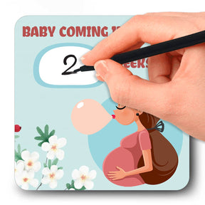 Baby Coming Soon Fridge Magnet Gift For Pregnant Women