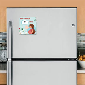 Baby Coming Soon Fridge Magnet Gift For Pregnant Women
