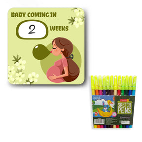 Baby Coming Soon Fridge Magnet Gift For Pregnant Women