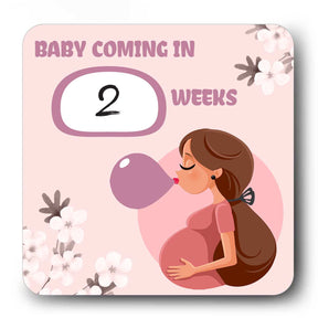 Baby Coming Soon Fridge Magnet Gift For Pregnant Women