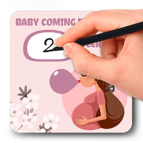 Baby Coming Soon Fridge Magnet Gift For Pregnant Women