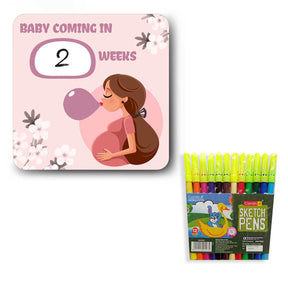 Baby Coming Soon Fridge Magnet Gift For Pregnant Women