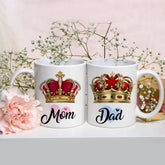 Royal Coffee Mug Gift Set For Mom & Dad-set Of 2