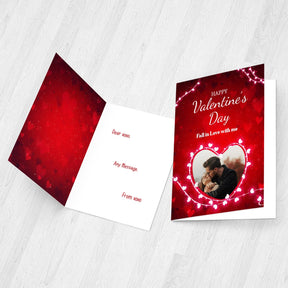 Personalized Happy Valentine's Day Greeting Card for Couple