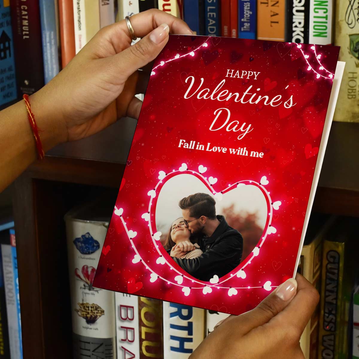 Personalized Happy Valentine's Day Greeting Card for Couple