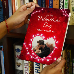 Personalized Happy Valentine's Day Greeting Card for Couple