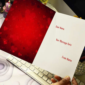 Personalized Happy Valentine's Day Greeting Card for Couple