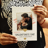 Personalized Love Is Everywhere Valentine's Day Greeting Card for Couple