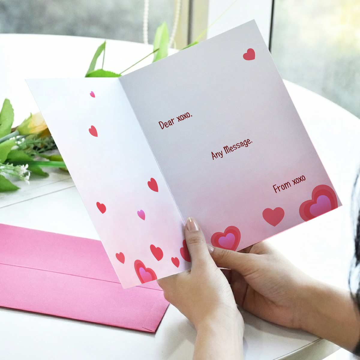 Personalized My Love Greeting Card for Valentine's Day