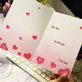 Personalized My Love Greeting Card for Valentine's Day