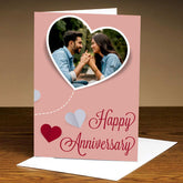 Personalized Happy Anniversary Greeting Card for Couple