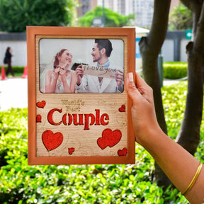 Personalized World's Best Couple Photo Frame for Valentine's Day