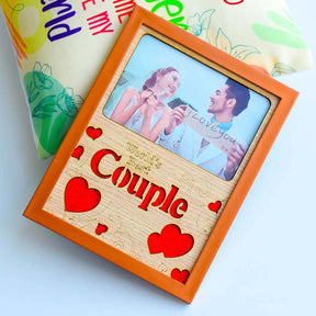 Personalized World's Best Couple Photo Frame for Valentine's Day