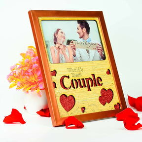 Personalized World's Best Couple Photo Frame for Valentine's Day