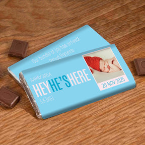 Personalized Chocolate Bar for Boy Baby Child