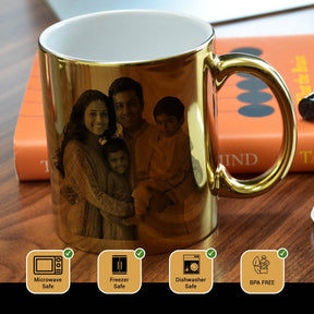 Personalised Family Coffee Mug for Valentine's Day, Anniversary & Birthday