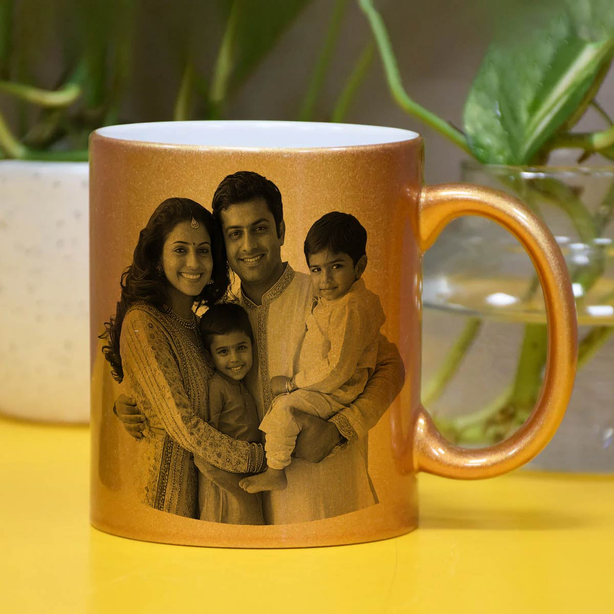 Personalised Family Coffee Mug for Valentine's Day, Anniversary & Birthday