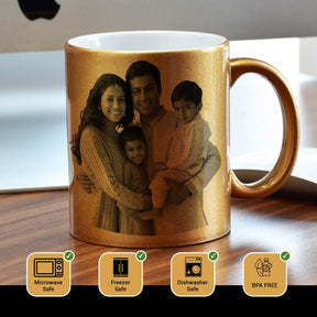 Personalised Family Coffee Mug for Valentine's Day, Anniversary & Birthday