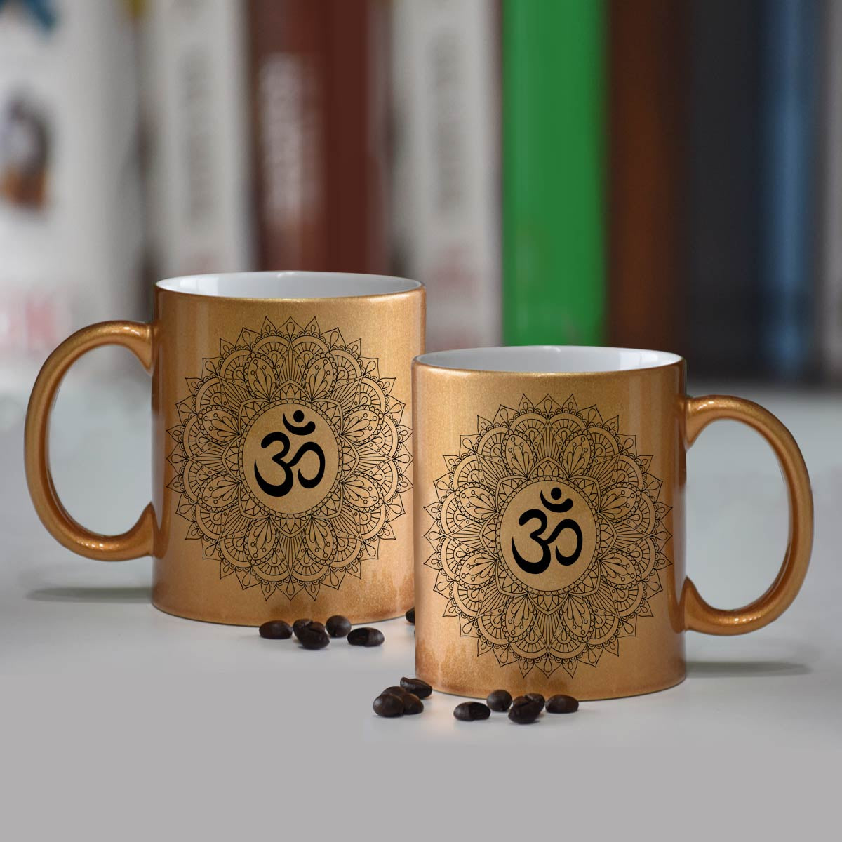 Om Printed Spiritual Coffee Mug for Yoga & Meditation