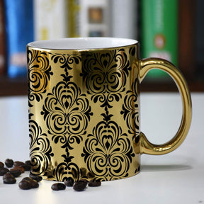 Glossy Ceramic Regal Printed Coffee Mug