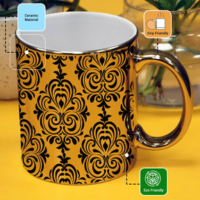 Glossy Ceramic Regal Printed Coffee Mug