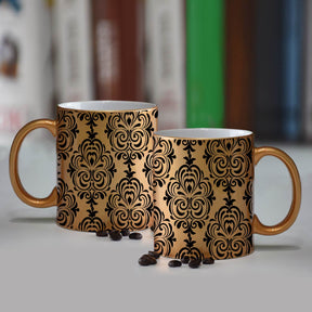 Glossy Ceramic Regal Printed Coffee Mug