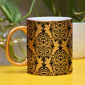 Glossy Ceramic Regal Printed Coffee Mug