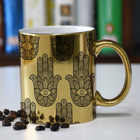 Fortune Hand Printed Coffee Mug