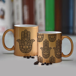 Fortune Hand Printed Coffee Mug